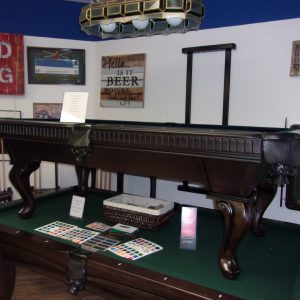 Offering 7' or 8' Presidential Cleveland pool tables at Beck's Billiards in Phoenix, Arizona