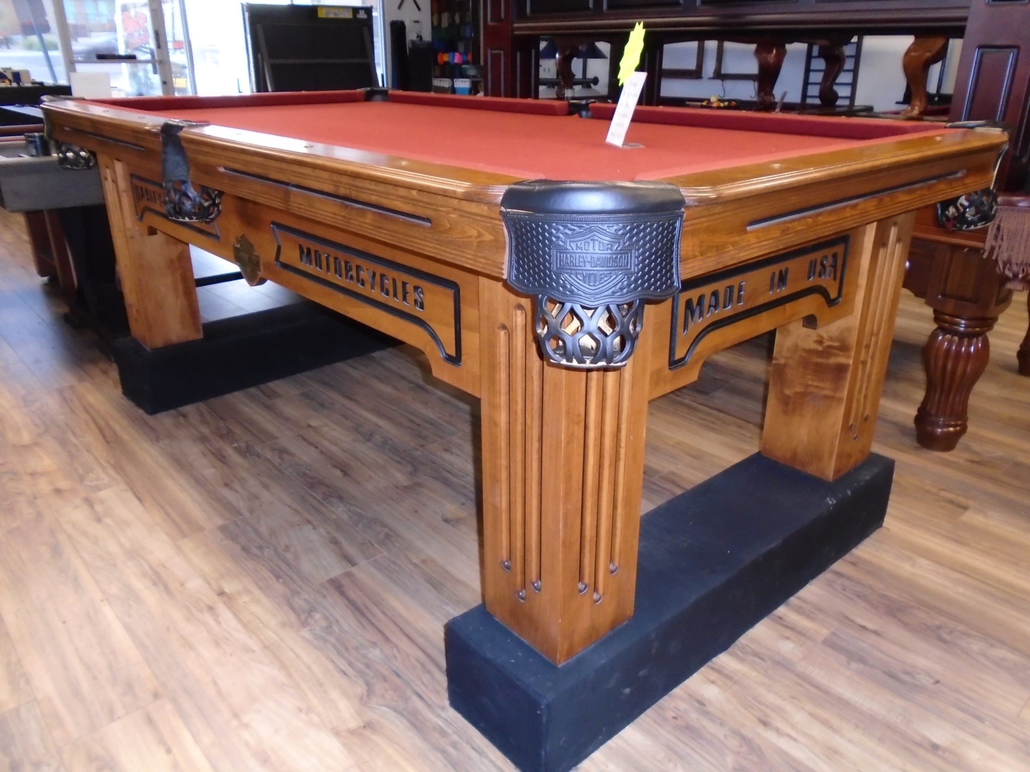 8′ Olhausen Harley Davidson Pool Table Beck's Billiards
