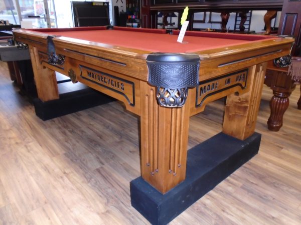 8' Olhausen Harley Davidson Pool Table at Beck's Billiards
