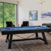 The Madison Billiard Table with Blue Felt